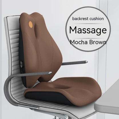 Electric Massage Memory Foam Waist Cushion for Office