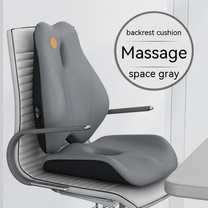 Electric Massage Memory Foam Waist Cushion for Office