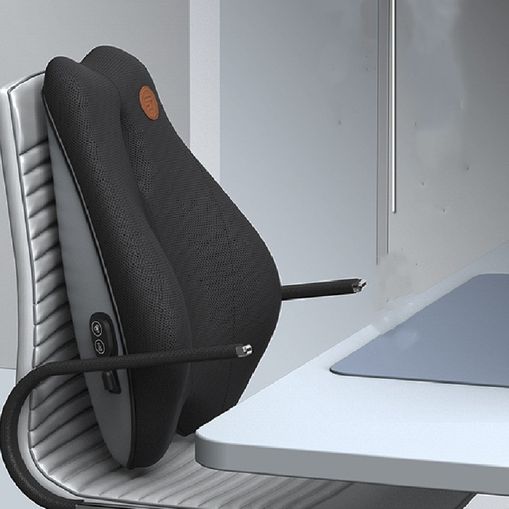 Electric Massage Memory Foam Waist Cushion for Office