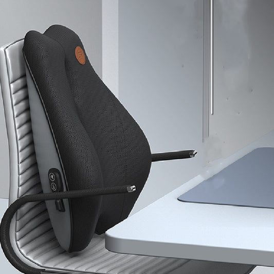 Electric Massage Memory Foam Waist Cushion for Office