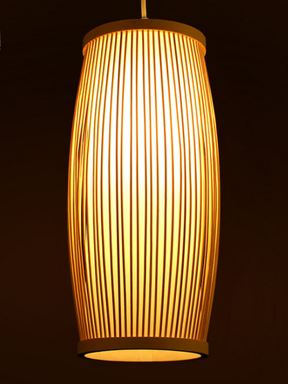 Creative Bamboo Pendant Light for Hallway Decor