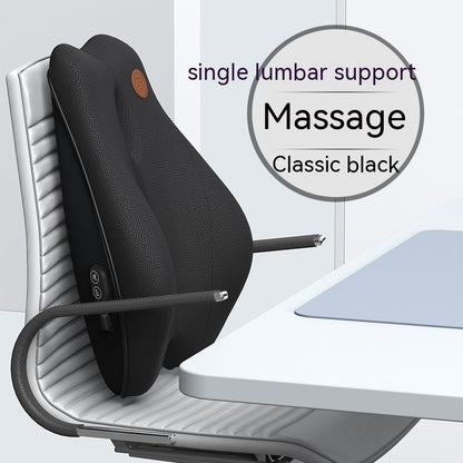 Electric Massage Memory Foam Waist Cushion for Office