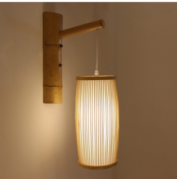 Creative Bamboo Pendant Light for Hallway Decor