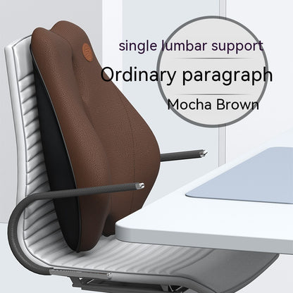 Electric Massage Memory Foam Waist Cushion for Office